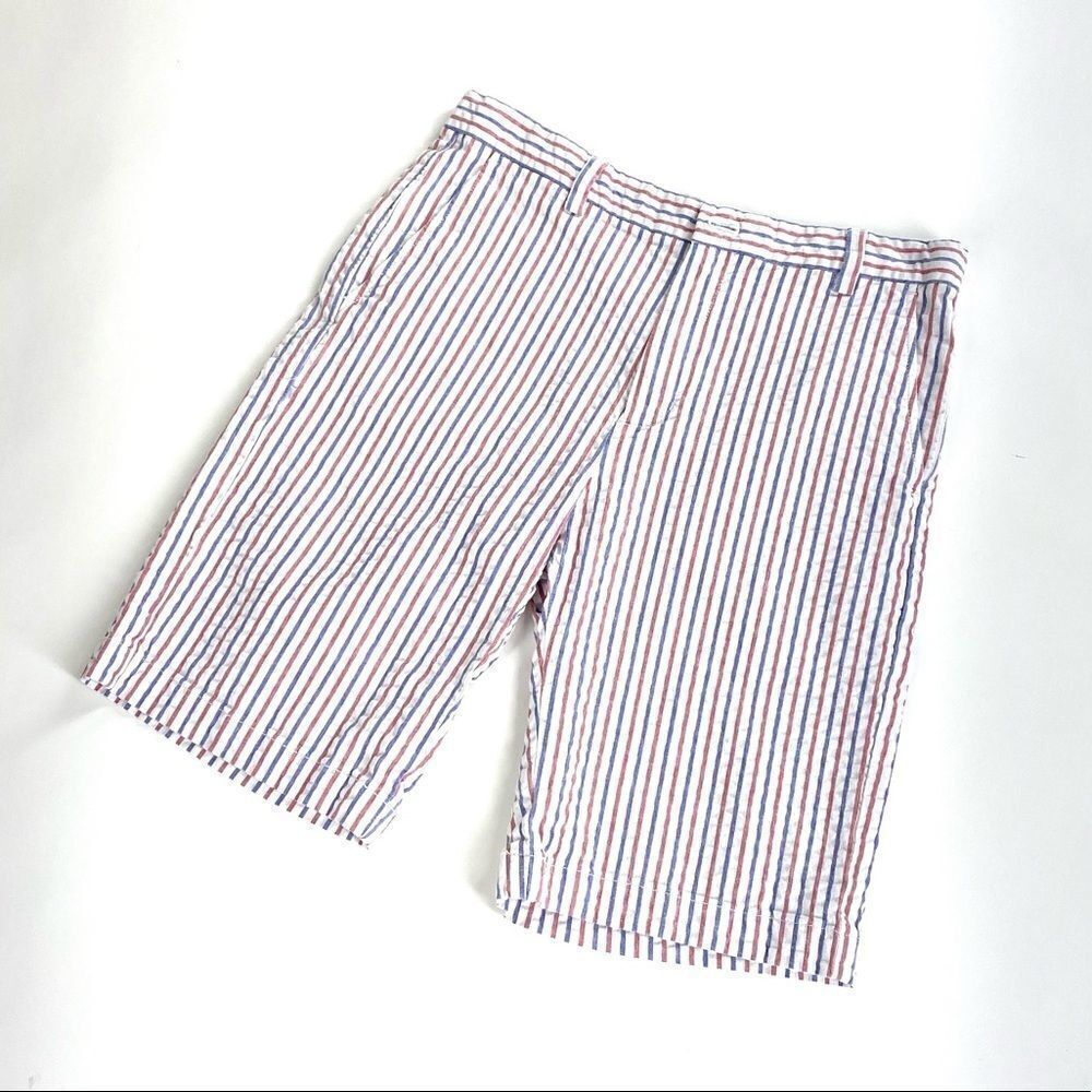 Vineyard Vines seersucker pinstripe preppy shorts 16